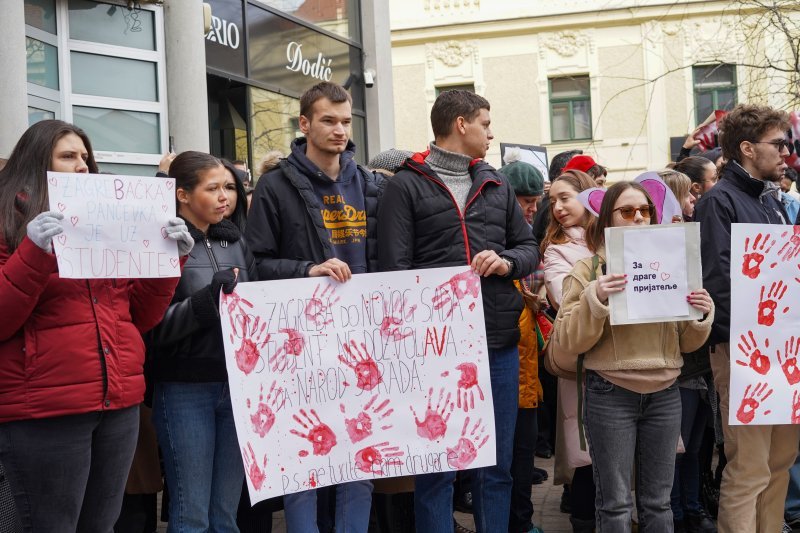 Zagrebački studenti dali podršku kolegama iz Srbije