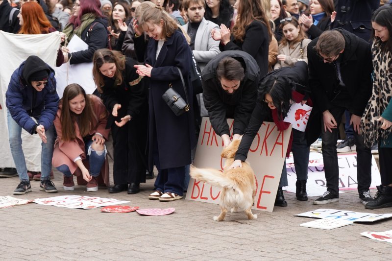 Zagrebački studenti dali podršku kolegama iz Srbije