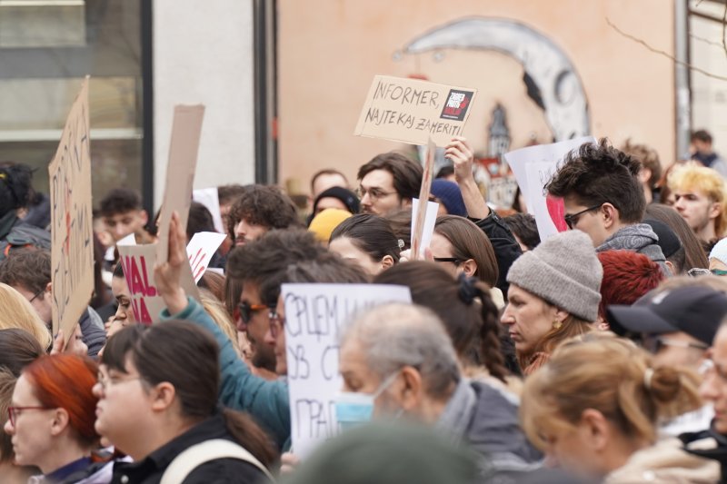 Zagrebački studenti dali podršku kolegama iz Srbije