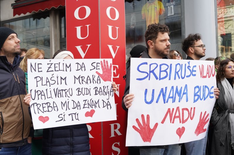 Zagrebački studenti dali podršku kolegama iz Srbije