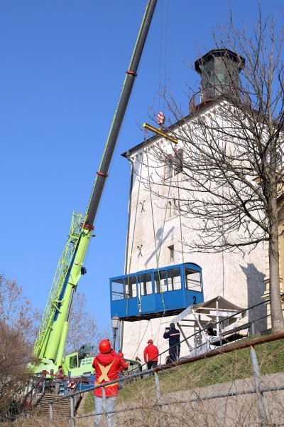 "Leteća" kabina Uspinjače pobudila pozornost prolaznika