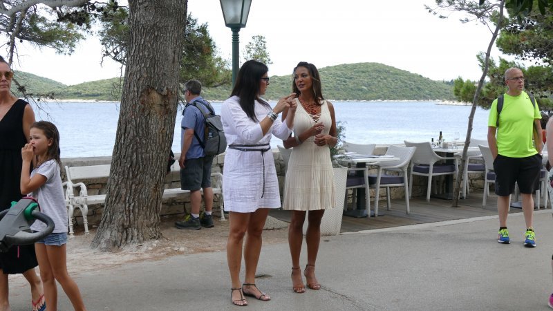 Glumica Eva LaRue na Korčuli