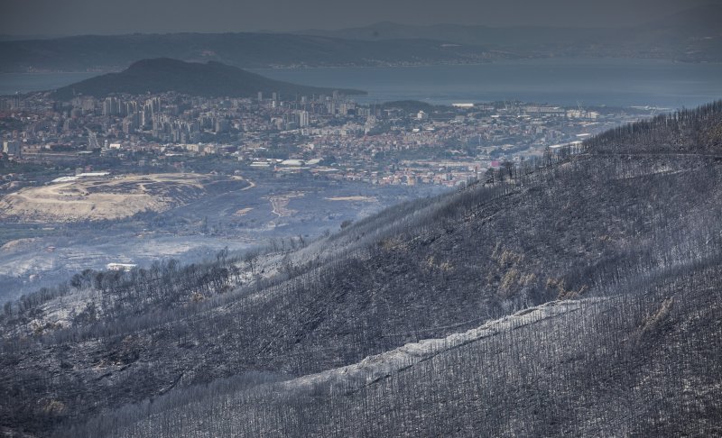 Zgarište u Žrnovnici u srpnju prošle godine