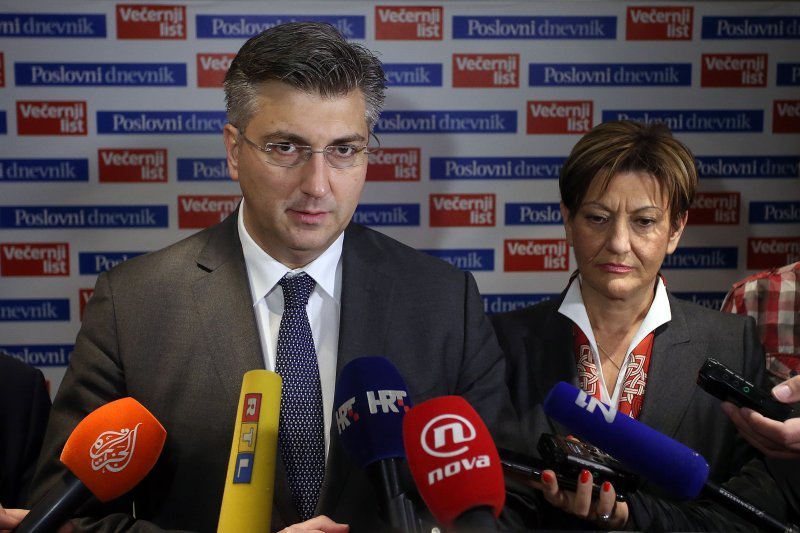 Andrej Plenković i Martina Dalić