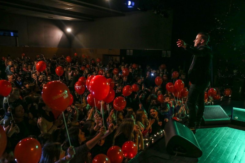 Ivan Zak na dječjem dočeku Nove godine u Koprivnici