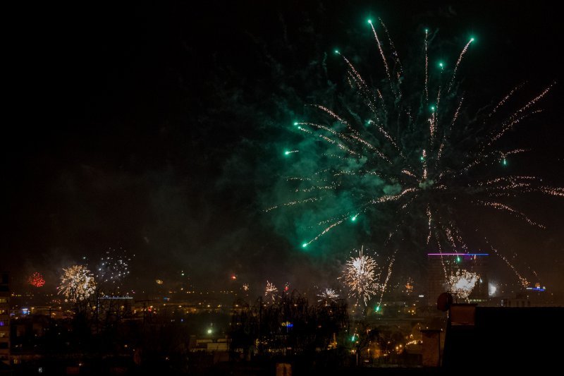 Novogodišnji vatromet nad Zagrebom