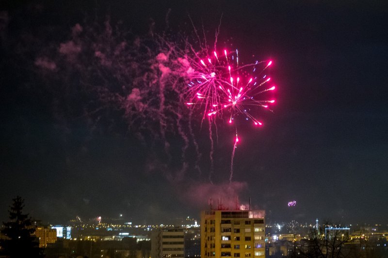 Novogodišnji vatromet nad Zagrebom