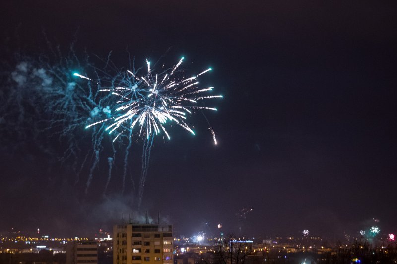 Novogodišnji vatromet nad Zagrebom