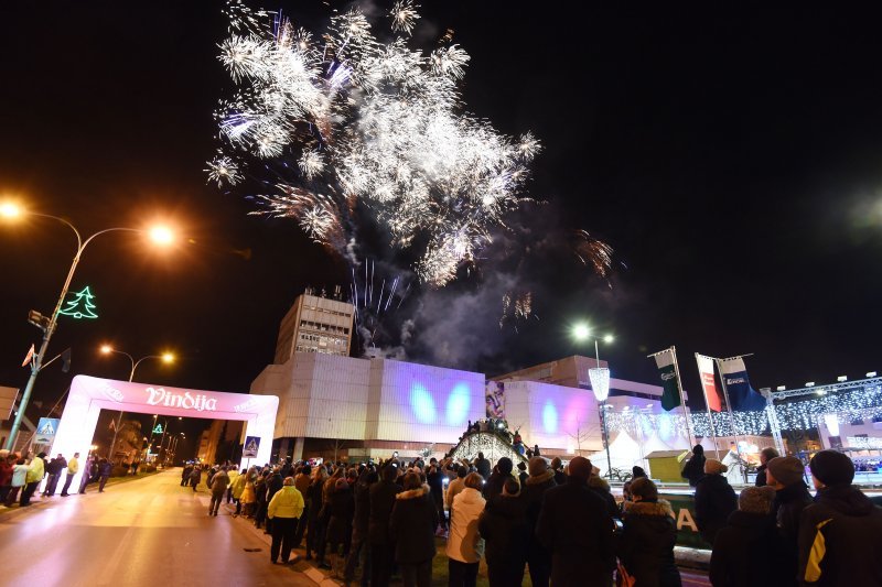 Doček Nove 2018. godine na Kapucinskom trgu u Varaždinu