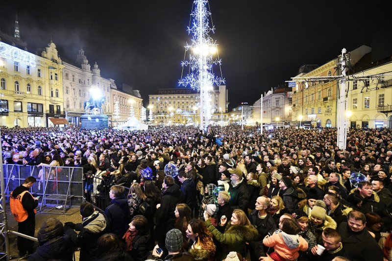 Doček Nove godine u Zagrebu