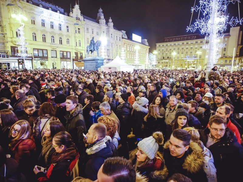 Doček Nove godine u Zagrebu