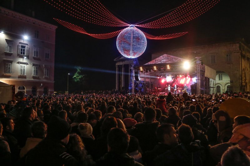 Doček Nove godine u Puli