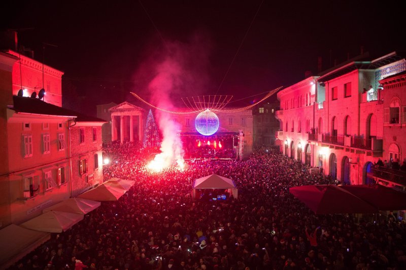 Doček Nove godine u Puli