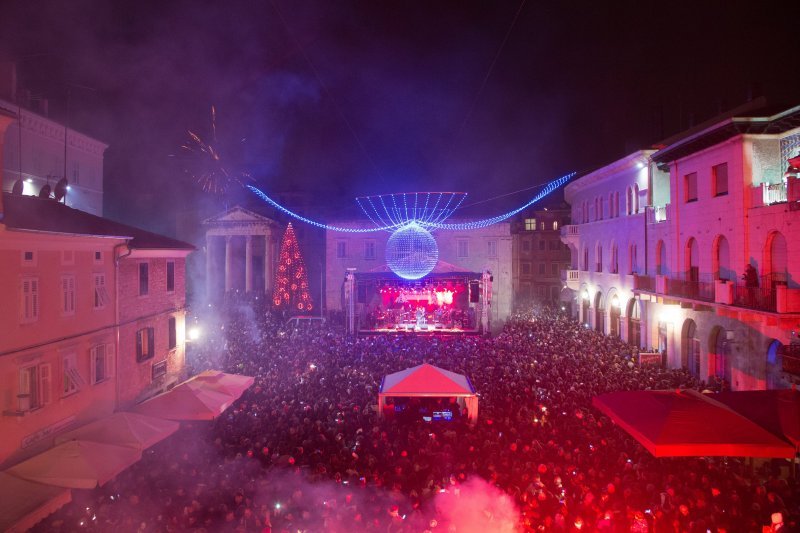 Doček Nove godine u Puli