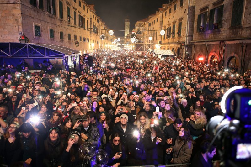 Doček Nove godine u Dubrovniku