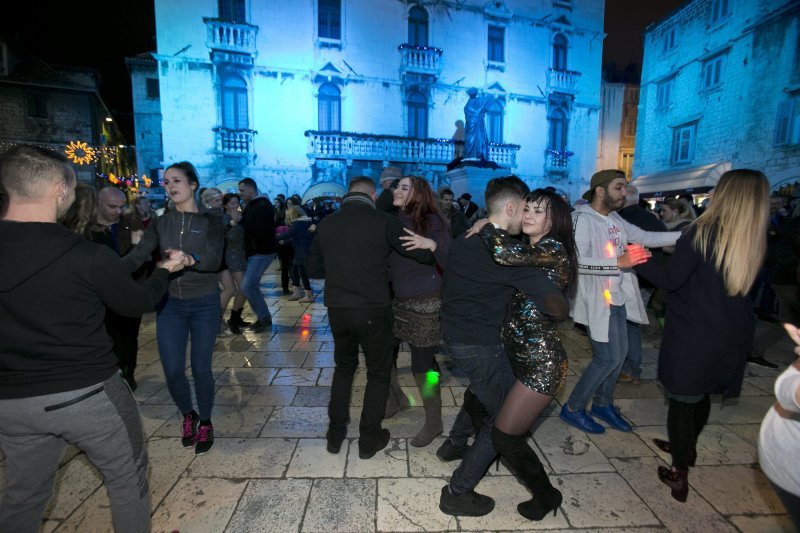 Doček Nove godine u Splitu