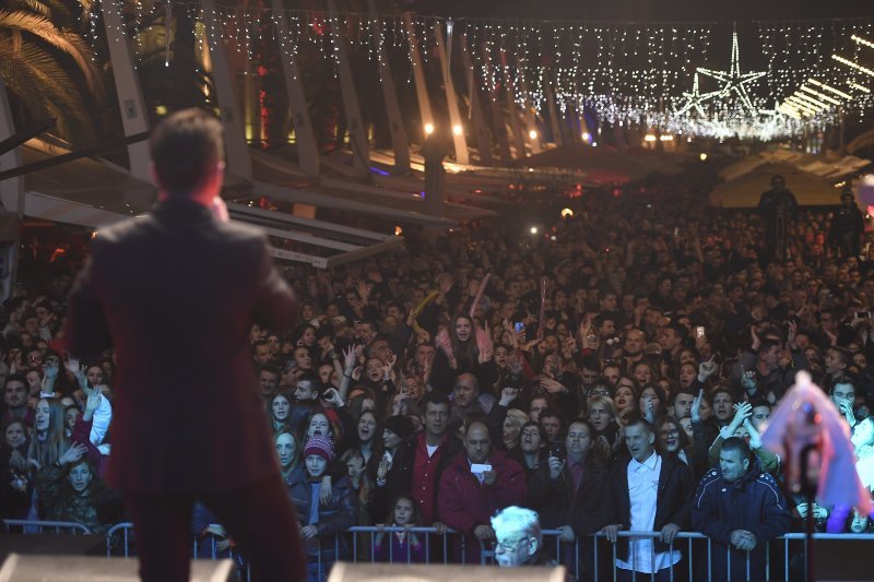 Doček Nove godine u Splitu