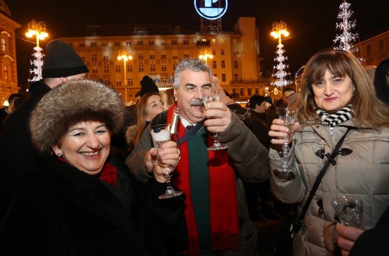 Doček Nove godine u Zagrebu