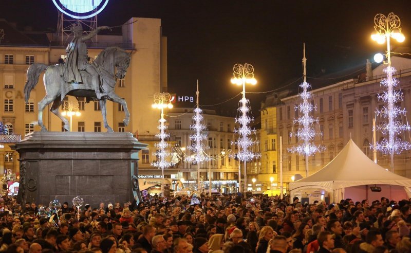 Doček Nove godine u Zagrebu