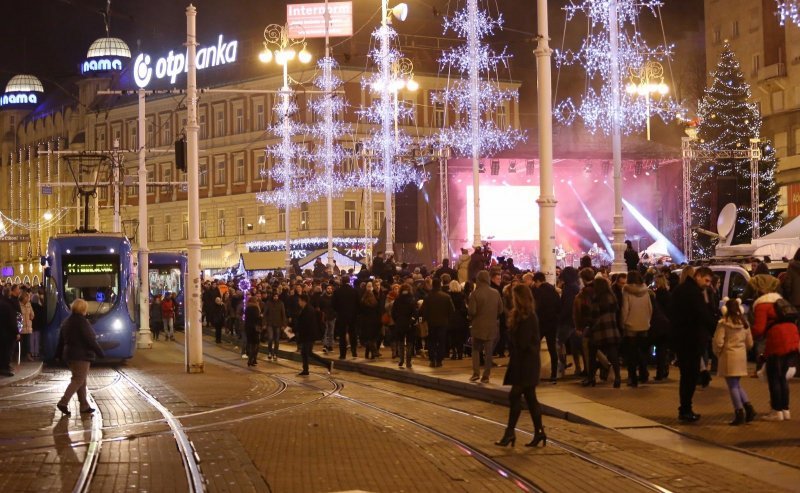 Doček Nove godine u Zagrebu