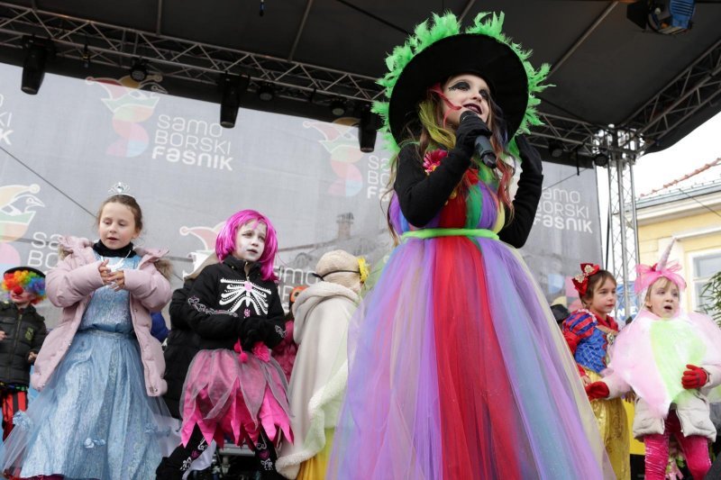 Dječji fašnik i izbor maskiranih obitelji u Samoboru