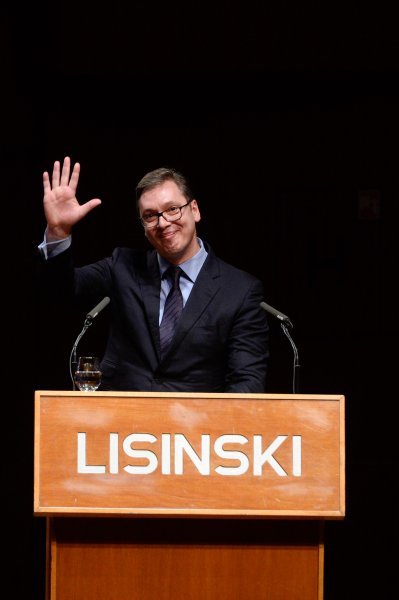 Aleksandar Vučić na skupštini Srpskog narodnog vijeća u Lisinskom