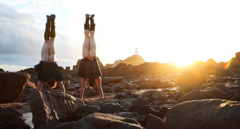 Kilted Yoga - Finlay Wilson i Stephen Winstanley