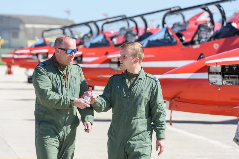 Akrobatska grupa Red Arrows u posjetu Krilima Oluje u Zemuniku