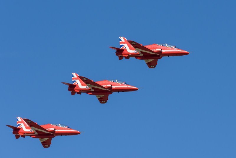 Akrobatska grupa Red Arrows u posjetu Krilima Oluje u Zemuniku