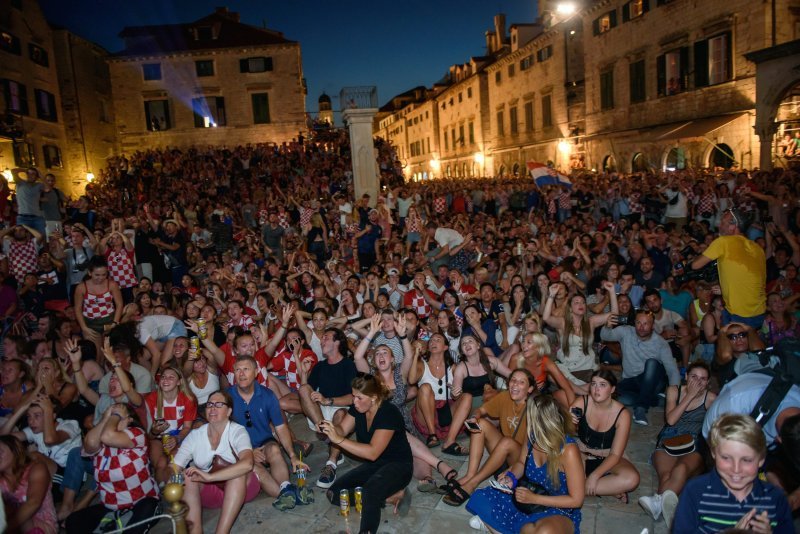 Navijači u Dubrovniku