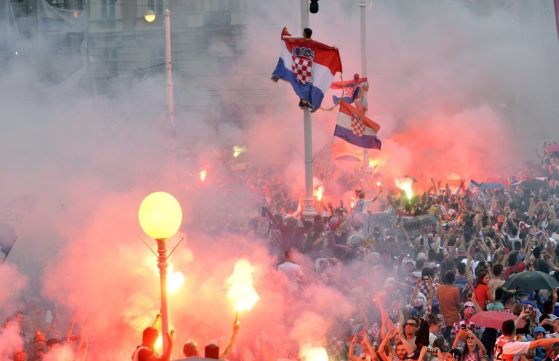 Vatreni na Trgu bana Jelačića