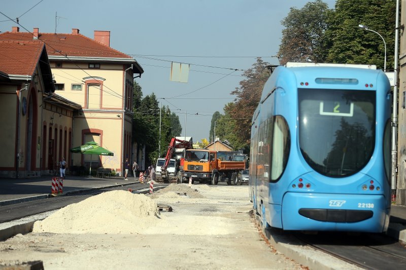 Radovi na rekonstrukciji prometnice i tramvajske pruge na Zapadnom kolodvoru