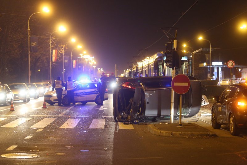 Prometna nesreća u Zagrebu