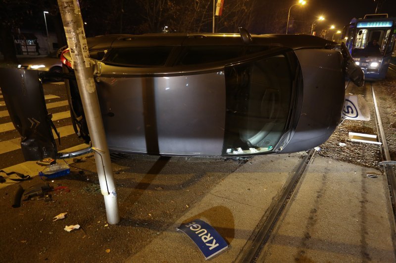 Prometna nesreća u Zagrebu