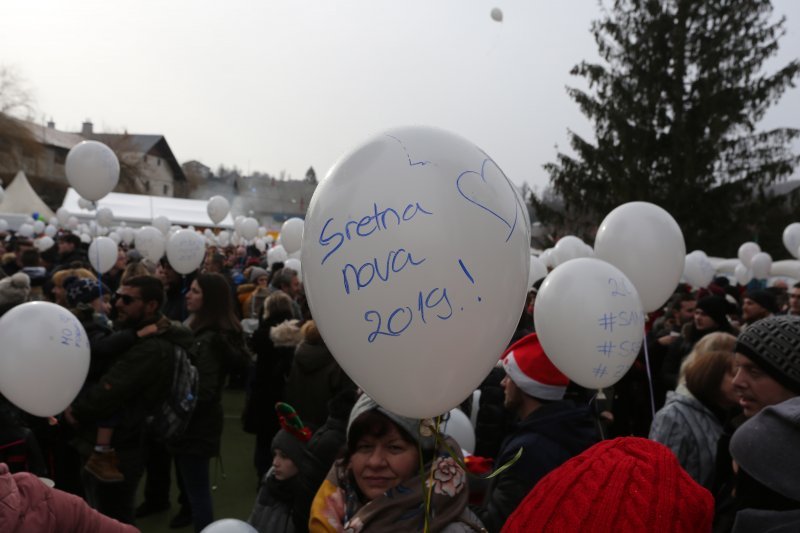 Tradicionalni doček Nove godine u Fužinama u podne