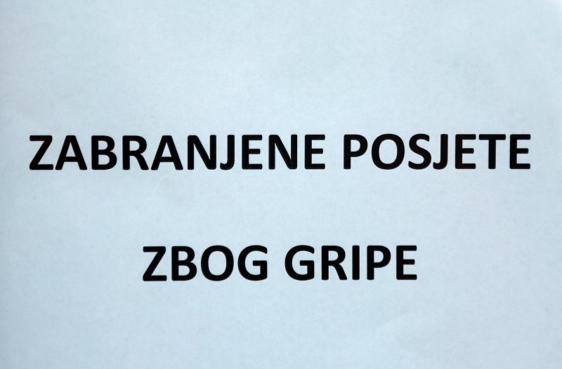 Šibenska bolnica zabranila posjete svim odjelima zbog sezone gripe