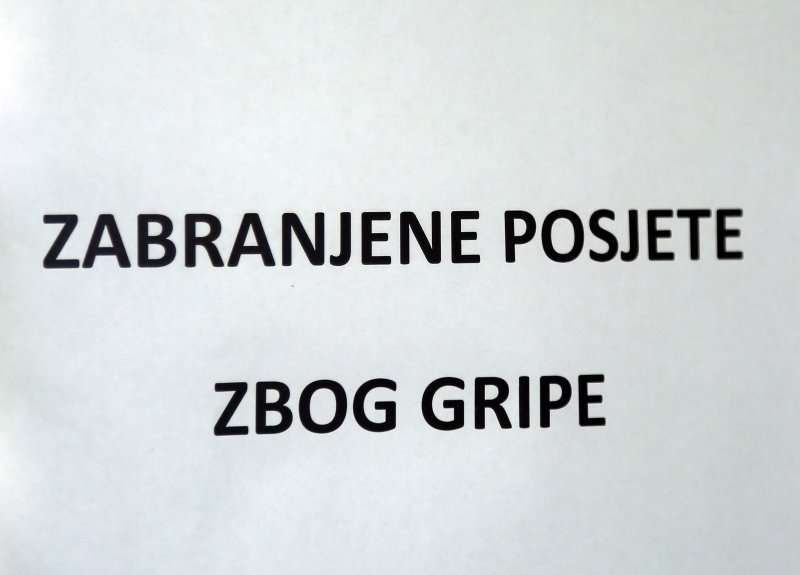 Šibenska bolnica zabranila posjete svim odjelima zbog sezone gripe