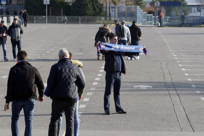 Dolazak navijača na utakmicu Dinamo - Viktoria Plzen