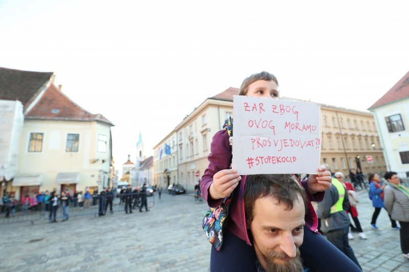 Prosvjed zbog sječe šuma