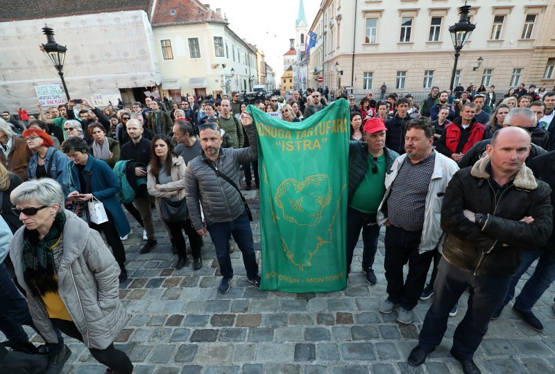 Prosvjed zbog sječe šuma