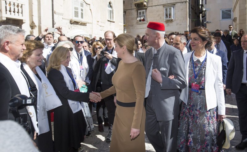 Predsjednica Kolinda Grabar Kitarović u procesiji sv. Dujma u Splitu