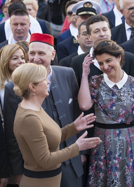 Predsjednica Kolinda Grabar Kitarović u procesiji sv. Dujma u Splitu