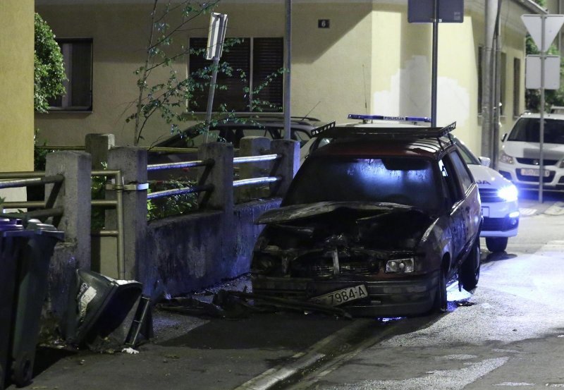 Noćas je zapaljen automobil u ulici Jurja Dobrile u Zagrebu