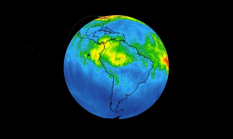 Sliku dima i požara u Brazilu snimila je NASA koristeći instrument VIIRS, Visible Infrared Imaging Radiometer Suite