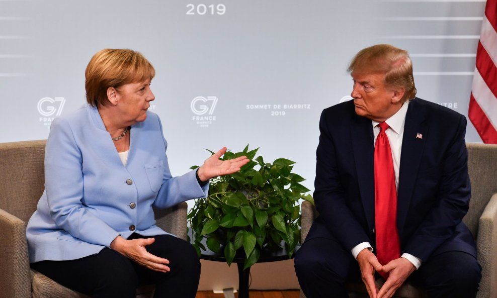 Njemačka kancelarka Angela Merkel i američki predsjednik Donald Trump