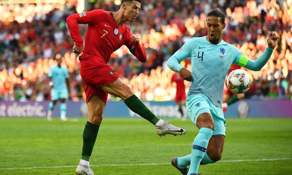 Cristiano Ronaldo i Virgil van Dijk