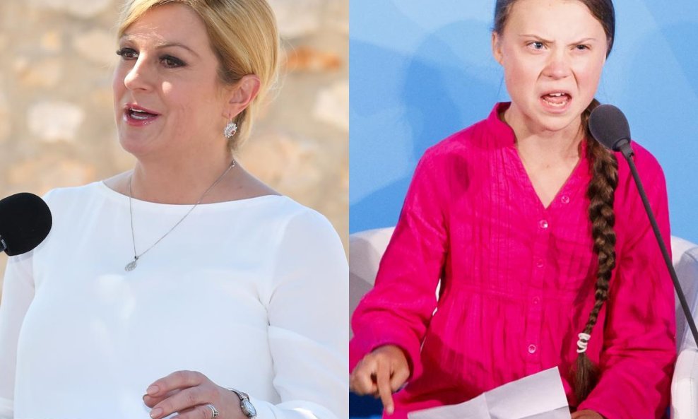 Kolinda Grabar Kitarović, Greta Thunberg