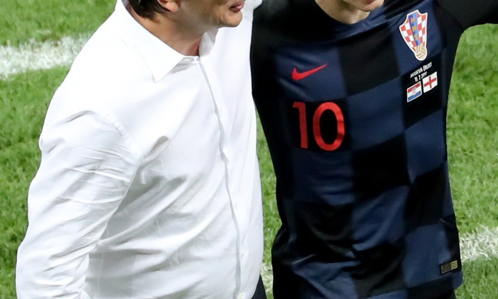 Luka Modrić i Zlatko Dalić