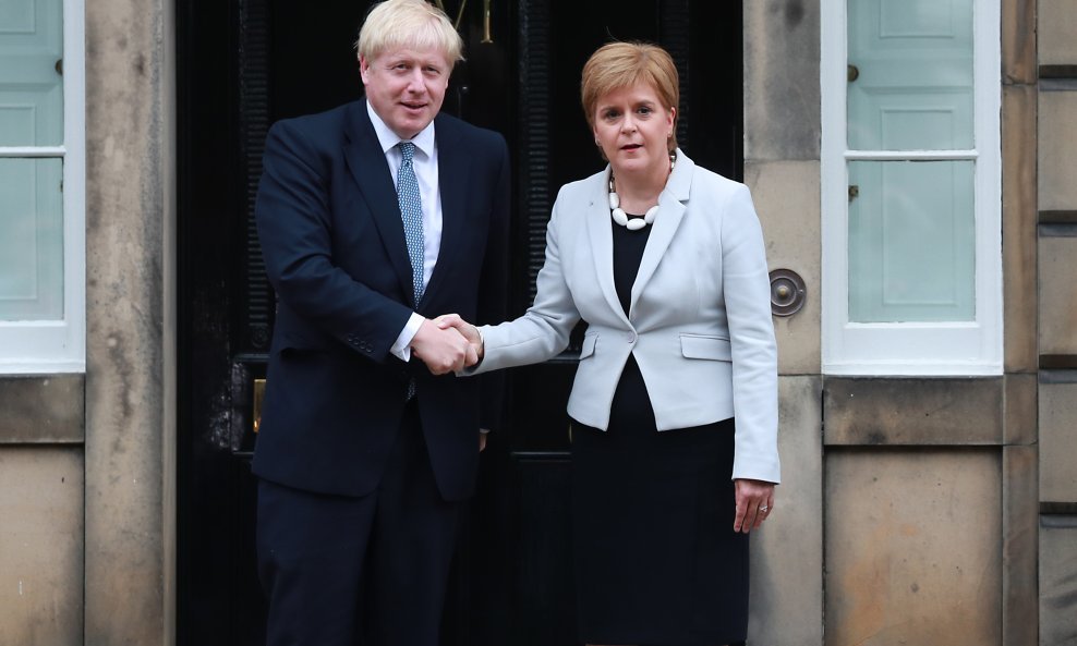 Boris Johnson, Nicola Sturgeon