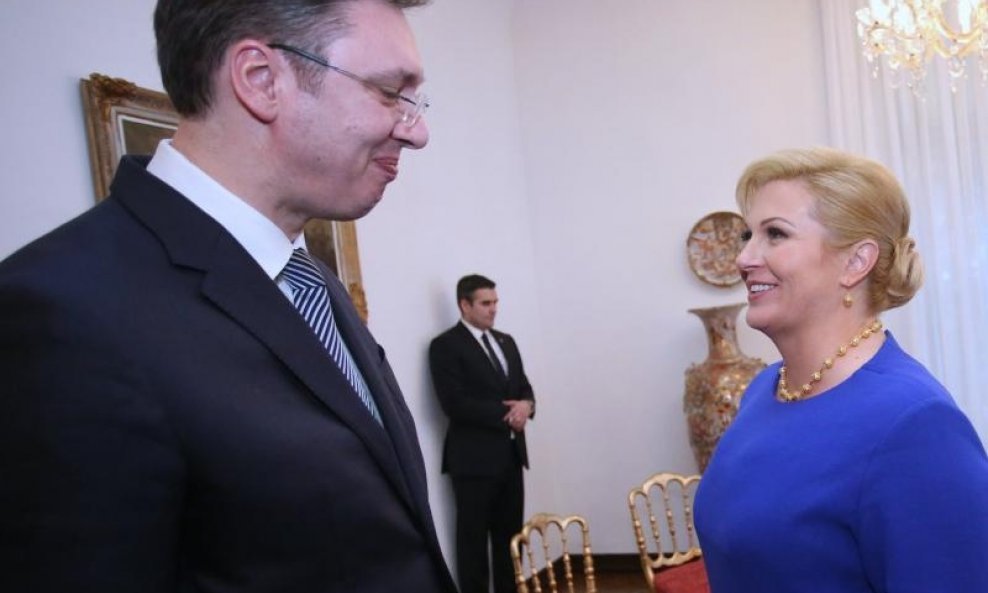 Aleksandar Vučić i Kolinda Grabar Kitarović